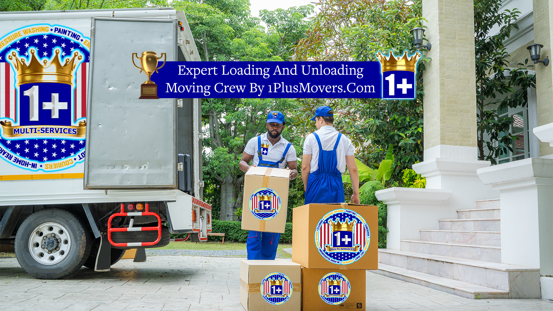 Expert Loading And Unloading Moving Crew By 1PlusMovers.Com