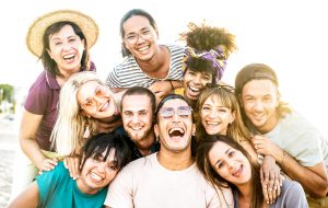 happy people experiencing the forgiveness of Jesus Christ