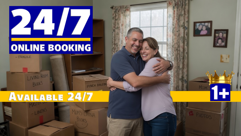 Image Of Express Booking Your Moving Appointment Online 24 7 Availability By 1+Movers | Best Moving Company In Houston, Tx