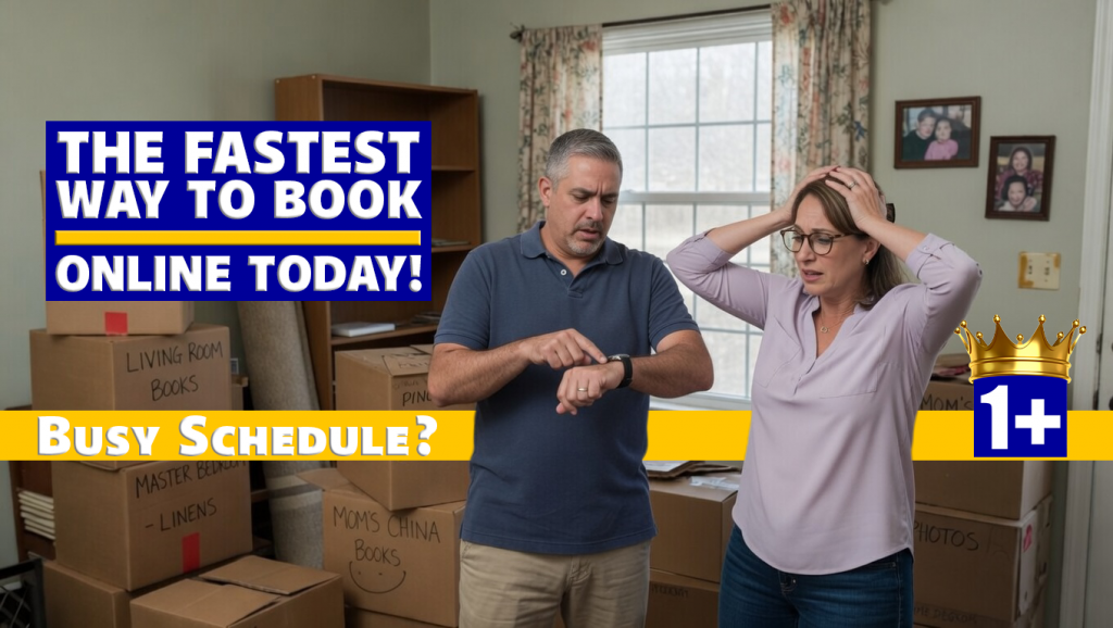 Image Of Fast Express Booking Your Moving Appointment Online 24 7 By 1+Movers | Best Moving Company In Houston, Tx