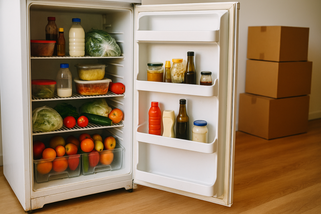 Image Of Fridge Top 10 Things People Forget On Moving Day By 1+Movers | Best Moving Company In Houston, Tx