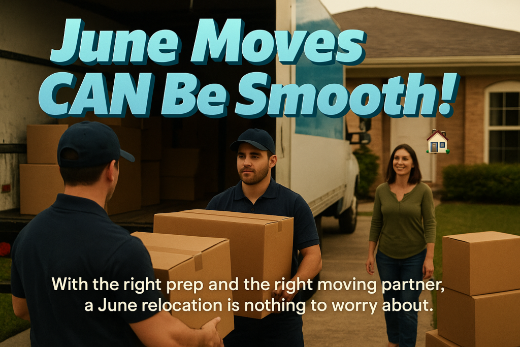 Image Of June Moving Tips June Smooth By 1+Movers | Best Moving Company In Houston, Tx