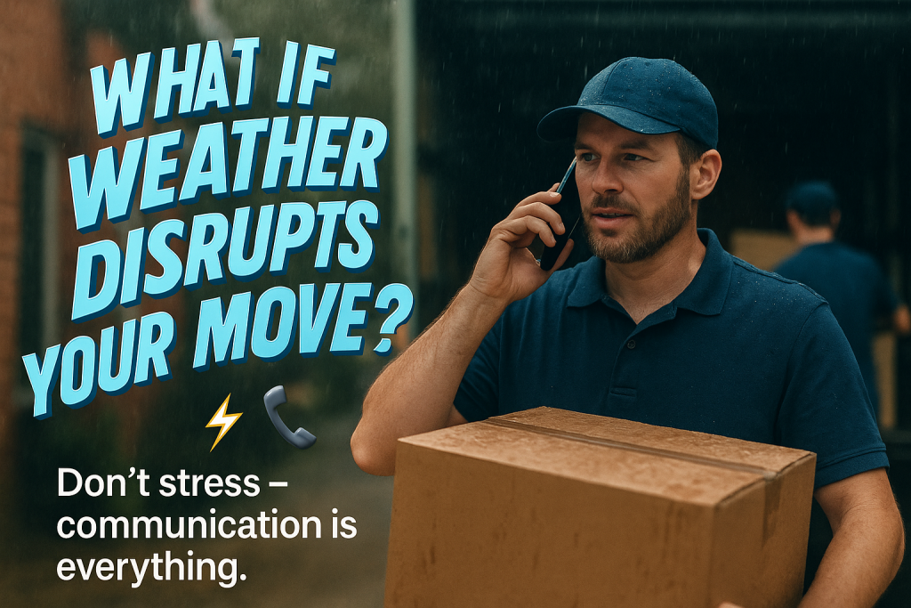 June Moving Tips Weather Disrupts