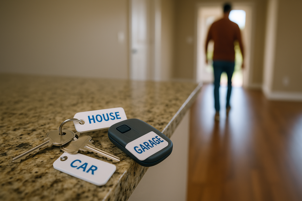 Keys - Top 10 Things People Forget On Moving Day