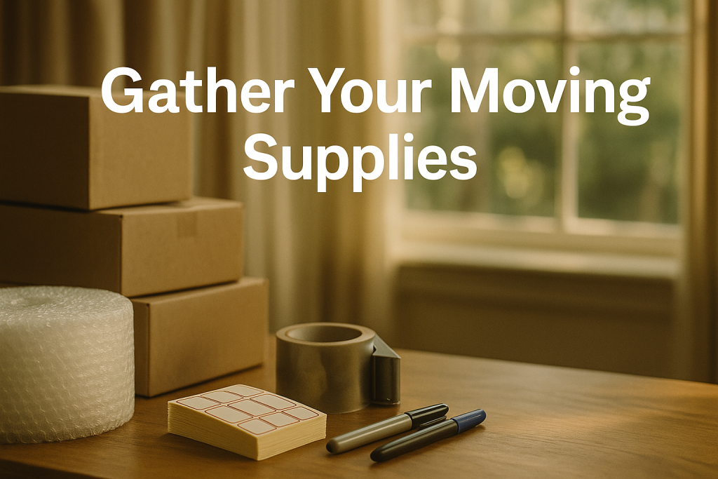 Image Of March Moving Moving Supplies By 1+Movers | Best Moving Company In Houston, Tx