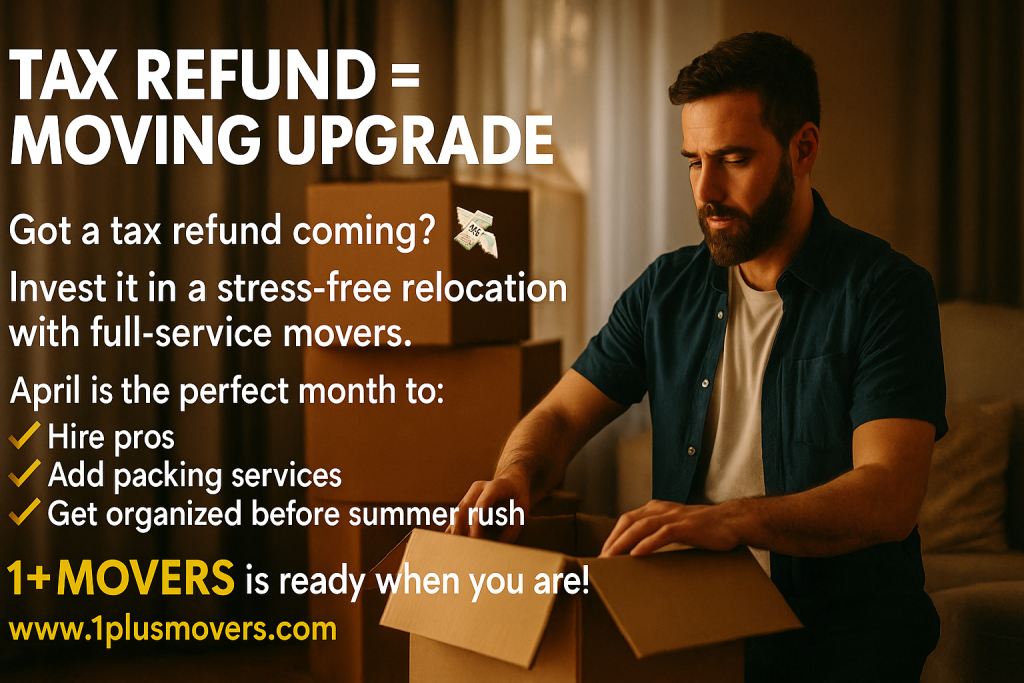 Image Of Spring Clean Tax Refund By 1+Movers | Best Moving Company In Houston, Tx