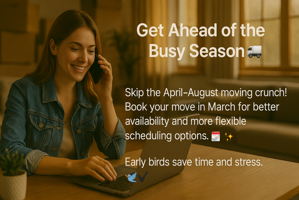 Image Of Spring Moving Beat The Rush By 1+Movers | Best Moving Company In Houston, Tx