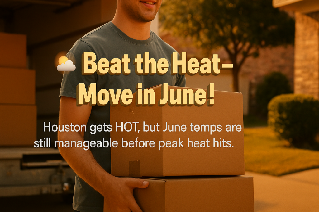 Image Of Summer Moves Made Easy Beat The Heat By 1+Movers | Best Moving Company In Houston, Tx