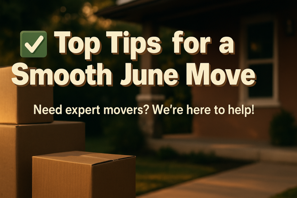 Summer Moves Made Easy June Tips