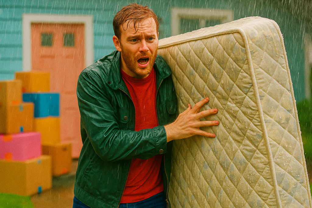 Image of The Top 7 Moving Disasters Rain by 1+MOVERS | Best Moving Company in Houston, TX