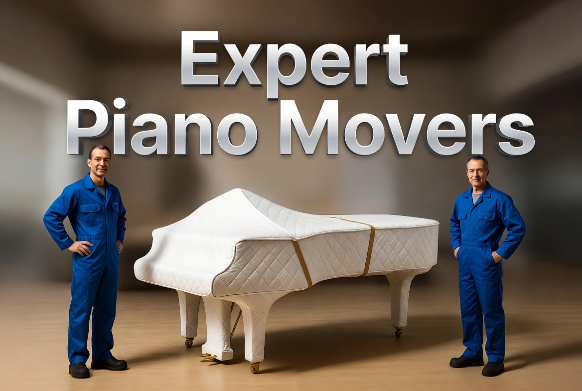 piano movers use moving pads to move grand pianos